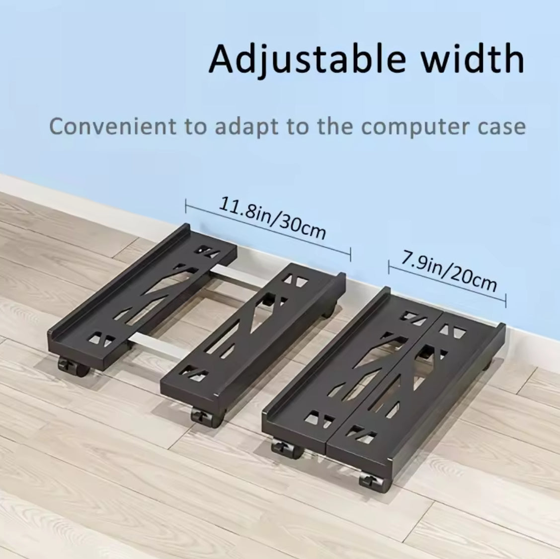 Adjustable Mobile CPU Stand, Ventilated Computer Tower Stand - Problems Solved