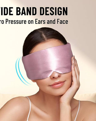 Silk Sleep Mask for Women Men, Mulberry Silk Eye Sleeping Mask