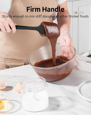 Silicone Spatula Set of 4: 315°C Heat-Resistant Flexible