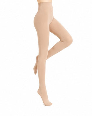 Medical compression pantyhose for women and men with closed toe, Problems Solved brand, providing support and comfort.
