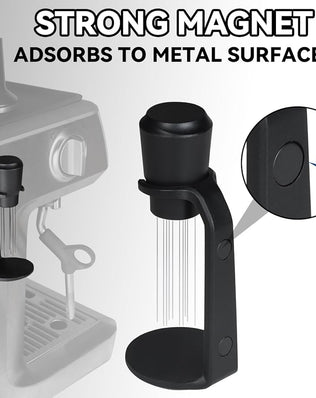 Problems Solved upgraded WDT tool with strong magnet, designed for Breville Barista espresso coffee makers, focusing on the tool and magnetic tip