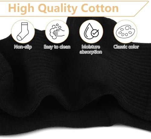 10 pairs of Problems Solved women's breathable, cushioned ankle socks with moisture-wicking fabric, displayed in a neat arrangement.