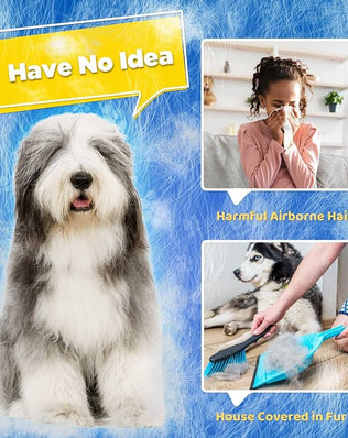 2 Grooming Gloves, Hair Remover for Dogs and Cats, Massaging and Soft