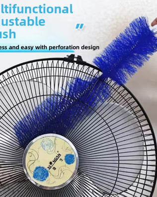 Fan Dust Brush–No Disassembly,Deep Clean,Soft Bristles Non-Scratch