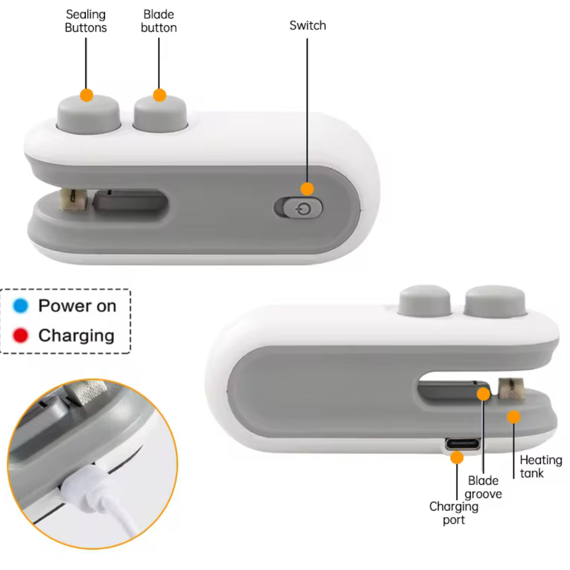 2-in-1 Rechargeable Mini Bag Sealer - Problems Solved