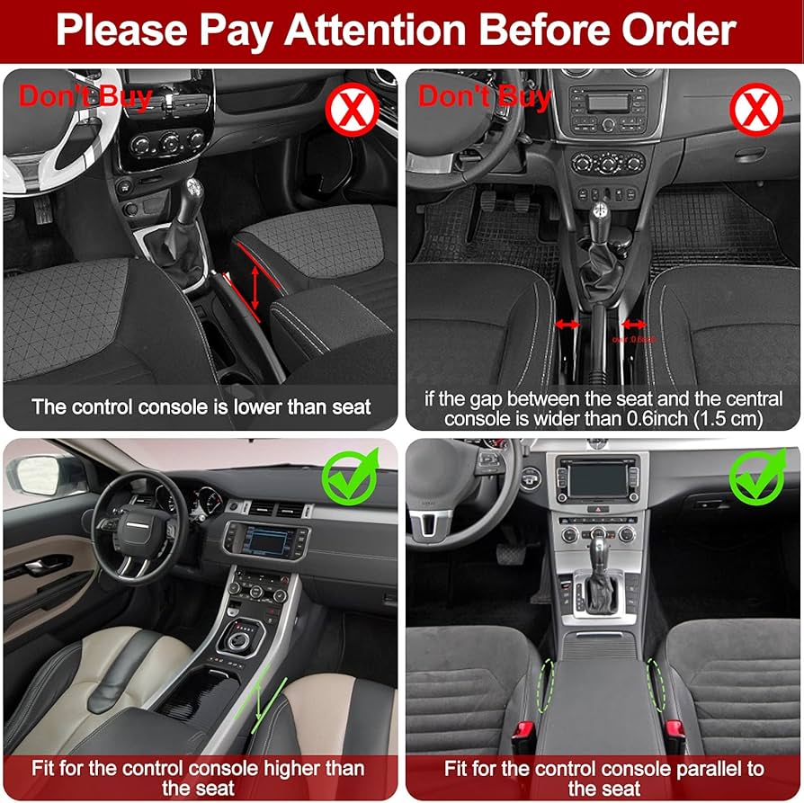 2 Pack Car Seat Gap Filler
Organizer, Automotive Front Seat Storage with Cup Holder