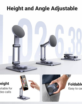 UGREEN Magnetic Mobile Phone Stand 360º Adjustable, Aluminium Magsafe Mobile