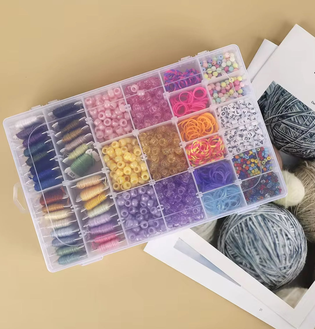 Transparent Plastic Storage Box by Problems Solved with multiple compartments for organizing small items