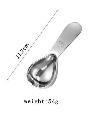 U-Taste 18/8 Stainless Steel Coffee Scoop 15ml Metal Measuring Spoon with Handle