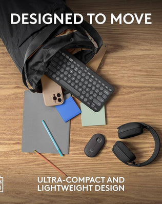 Logitech Pebble 2 M350s wireless Bluetooth mouse by Problems Solved, slim, portable, lightweight mouse with ergonomic design.