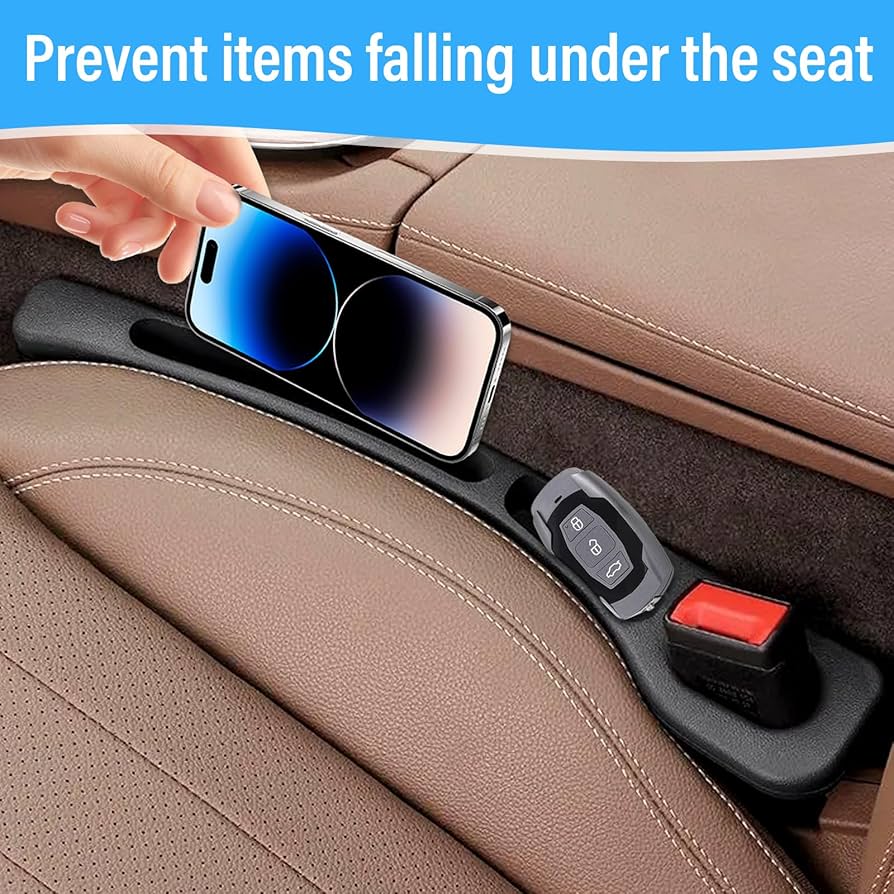 2PCS Vehicle Mounted Gap Leak Proof Filling Strip, Car Seat Gap Filler Organiser