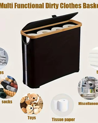 Foldable Toilet Paper Holder with Lid Large Capacity Space-Saving - Problems Solved