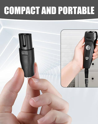 Problems Solved electric shaver charger kit with universal USB replacement cable, 7-piece set for seamless grooming device charging.