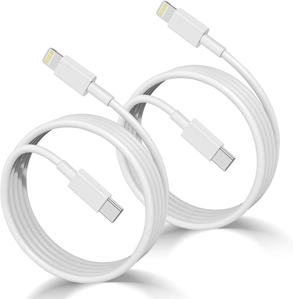 USB C to Lightning Cable 1M 2Pack [Apple MFi Certified] iPhone Fast Charger Cable