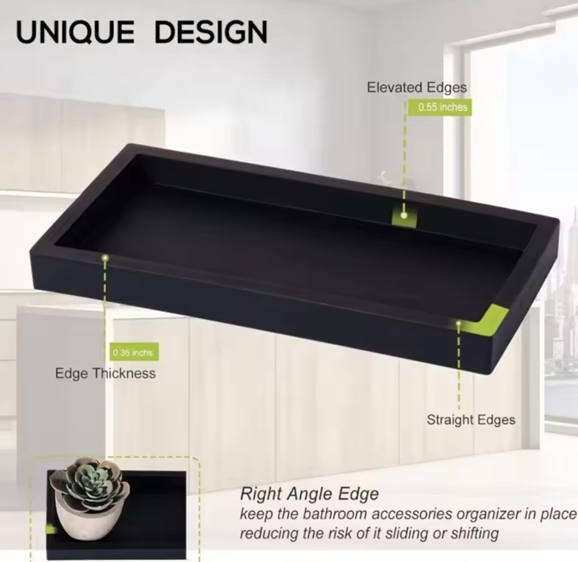 Silicone Sink Organizer Tray for Dish Soap, Brush - Problems Solved
