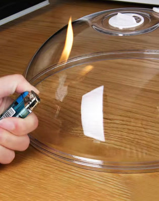 Problems Solved microwave food splash proof cover for household oven heating, protects against spills during microwave cooking.