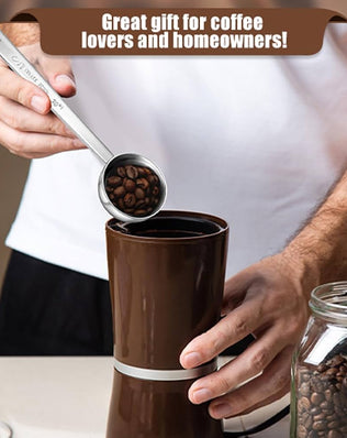 2 Pieces 15ml and 30ml Coffee Measuring Sets with Long Handle, Stainless Steel
