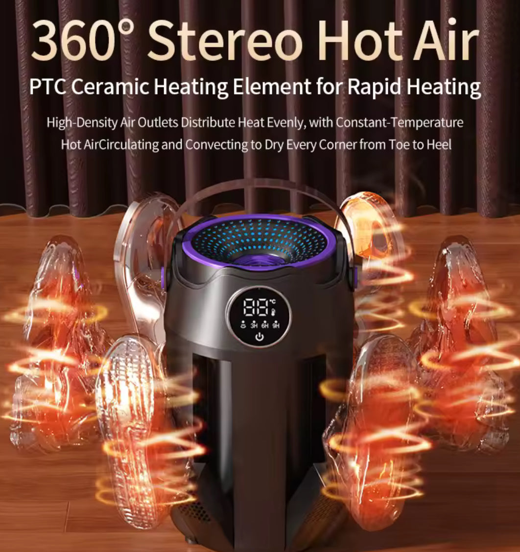 Intelligent Home Portable Folding Six Arms Shoe Dryer - Problems Solved