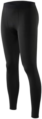 Men's compression trousers by Problems Solved, close-up of black sports tights showing stretchable fabric and fitted design.