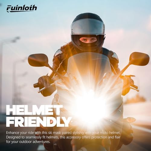 Balaclava Ski Face Mask, Motorcycle Cycling Neck Warmer for Helmet