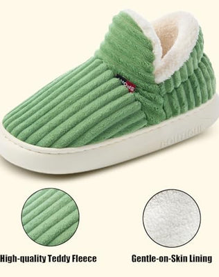 Slippers Women Ladies Fuzzy With Memory Foam Winter House Soft Anti-Slip Sole