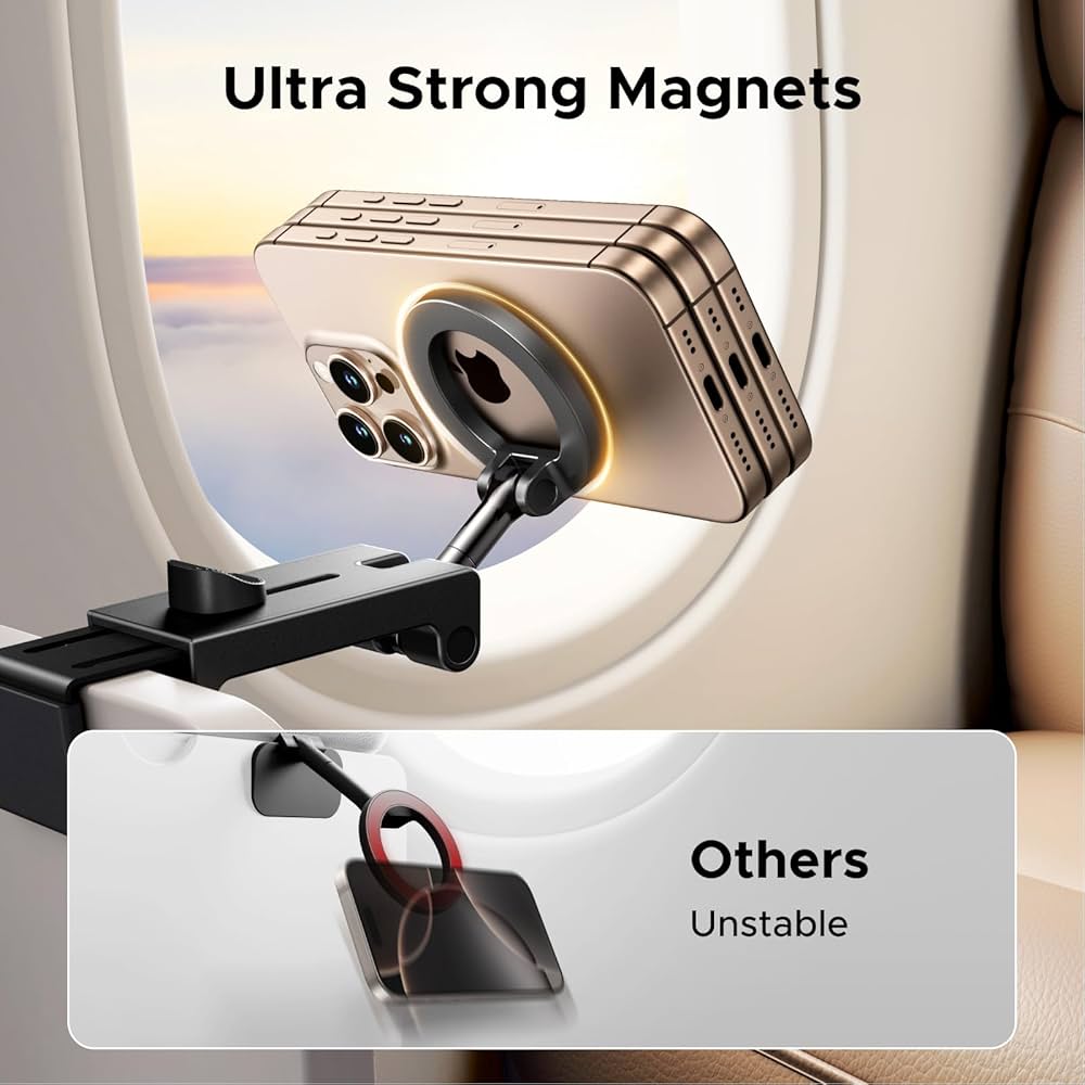 Airplane Phone Holder Plane Travel Essential Magsafe Magnetic