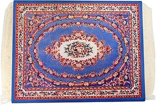 Problems Solved oriental carpet pattern mouse mat made of textile fabric, designed as a small, creative mini rug for desktop use.