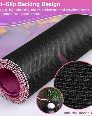 Large Problems Solved gaming mouse mat, 900x400mm XXL desk protector with smooth surface and durable rubber backing.
