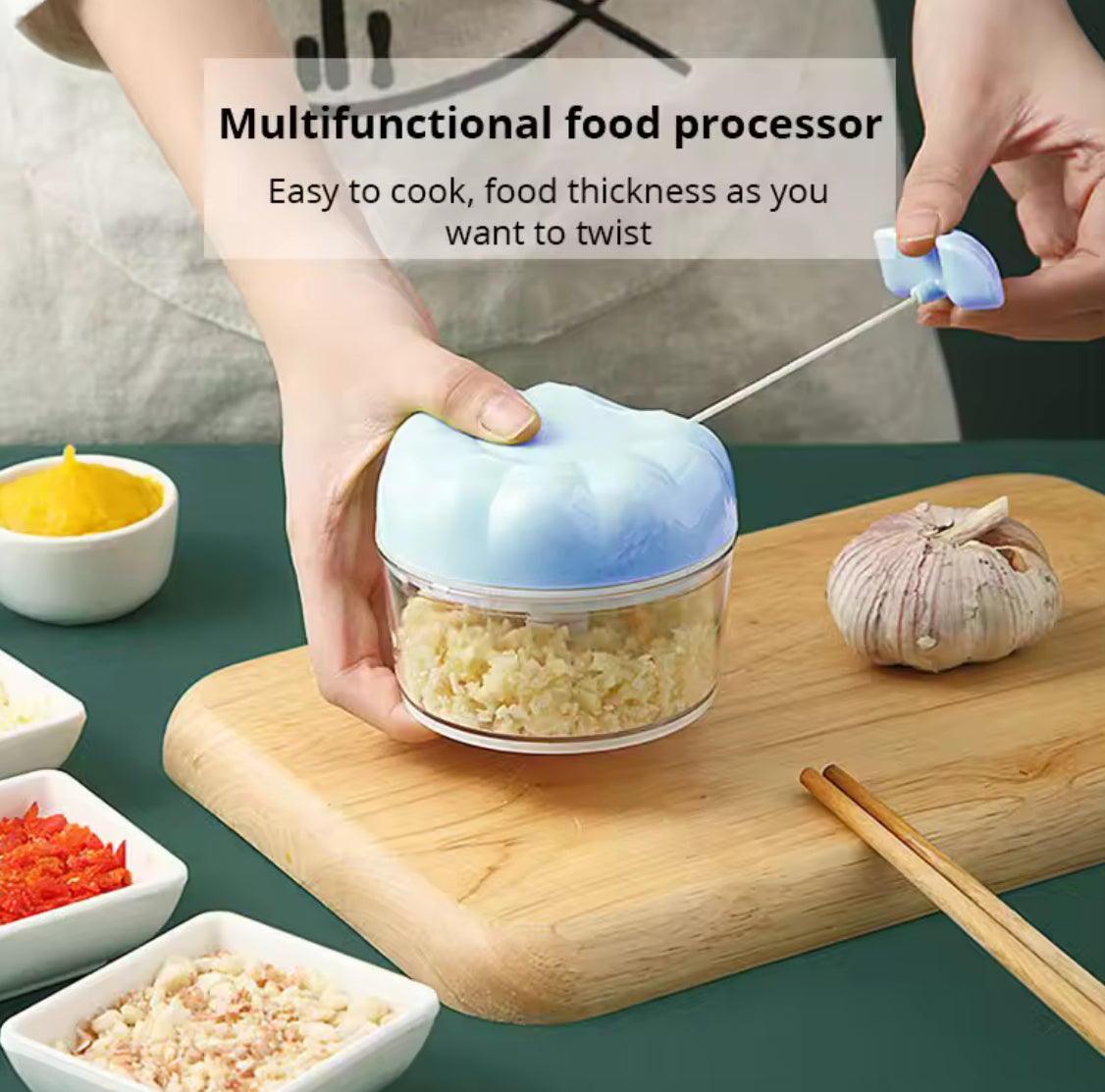 Garlic Masher Hand Pull Kitchen Household Type Garlic Blender - Problems Solved