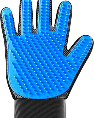 Pet Grooming Glove | Pet Brush Glove | Premium De-shedding Glove for Easy, Mess-free
