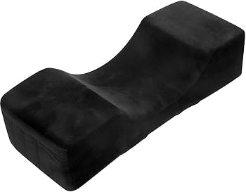 Eyelash Extension Velvet Lash Pillow Beauty Salon Memory Foam Neck Pillow (Black)