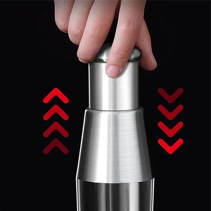 Problems Solved pressed garlic chopper and garlic press, 16cm, with stainless steel blades for easy garlic mincing.