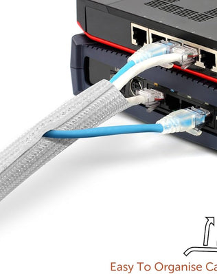 Cable Tidy Sleeve, 13mm/00.51"-3m/ 9.8ft Cable Management Sleeve