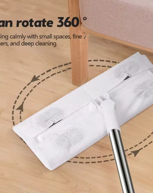 Electrostatic Flat Mop Rotatable Disposable Wash-free Mop - Problems Solved