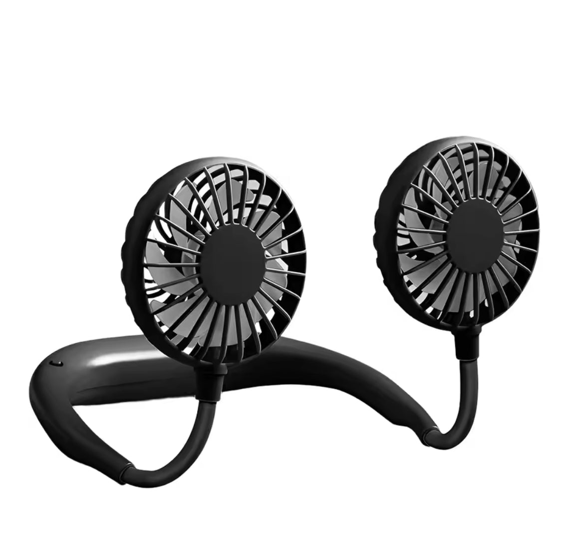 Portable Dual-Head Neck Fan with 3-Speed Adjustment - Problems Solved