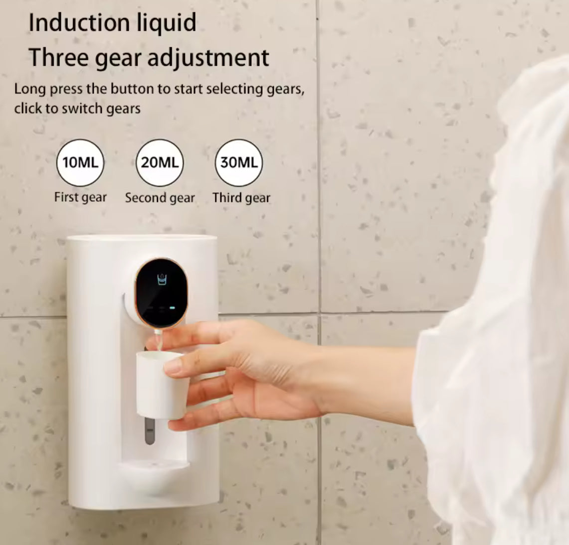 Wall-Mounted Automatic Mouthwash Dispenser (540ml) - Problems Solved