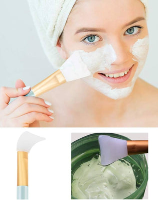 3 Pack Silicone Face Mask Makeup Brushes, Facial Mask Brush Skin Care Beauty Tool