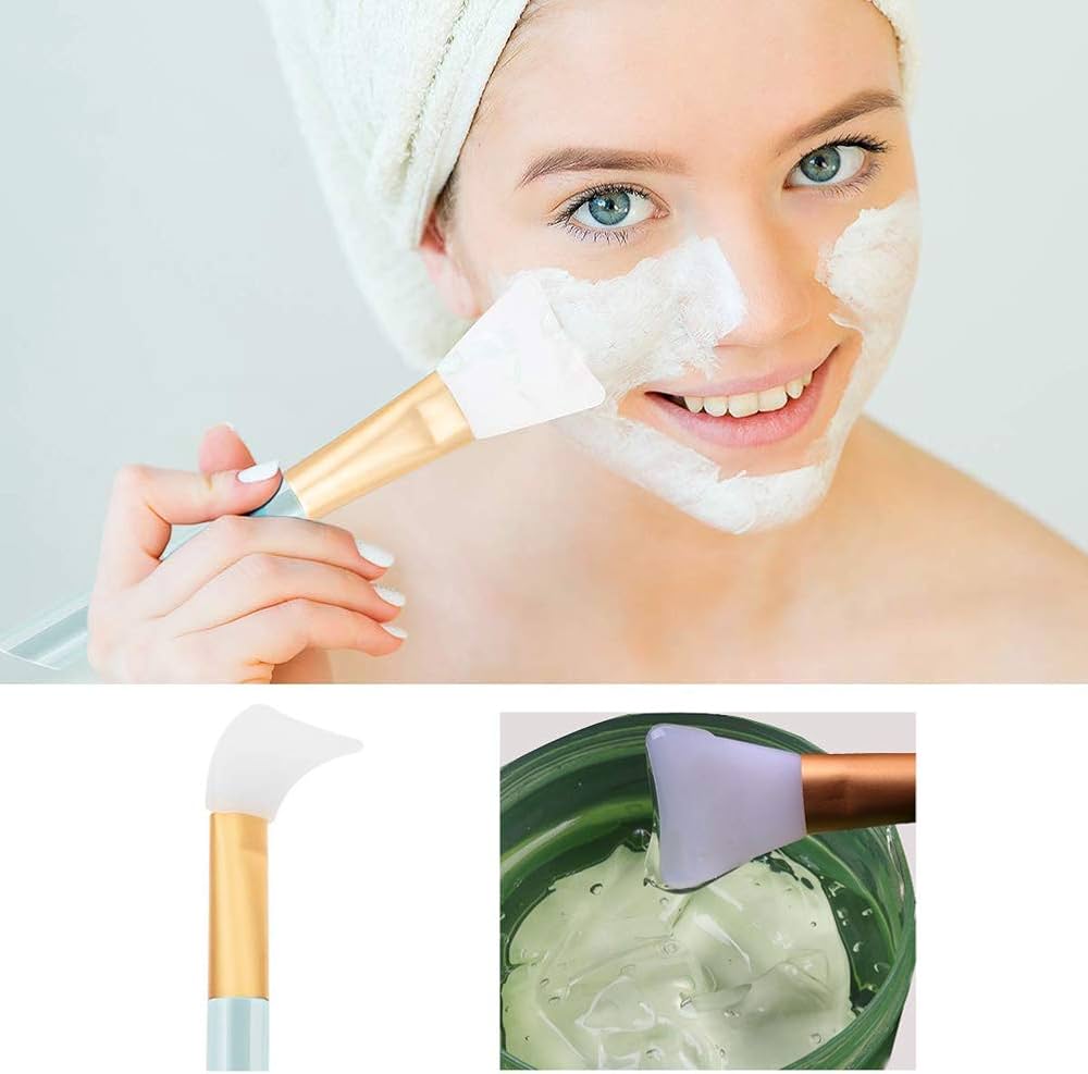 3 Pack Silicone Face Mask Makeup Brushes, Facial Mask Brush Skin Care Beauty Tool