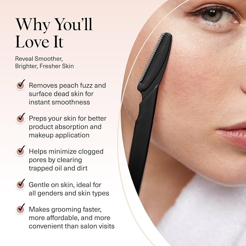 Dermaplaning Blades For Face, Face Razors for Women, Eyebrow Razor & Facial Hair