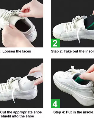 Crease Protector Shoe Anti Crease Bending Crack Toe Cap - Problems Solved