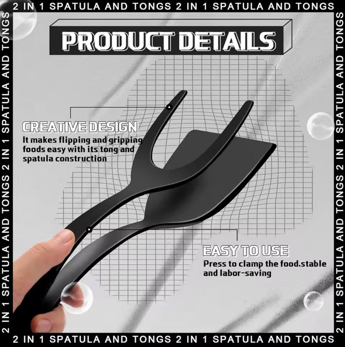 2-in-1 Grip & Flip Spatula Clamp - Problems Solved