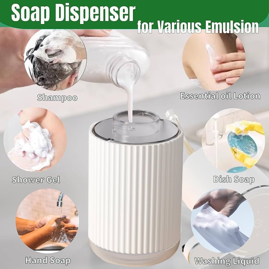 Problems Solved automatic liquid soap dispenser, touchless bathroom soap dispenser with sleek design and sensor for hygienic use