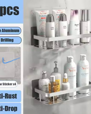 Bathroom Shelf for Shower & Toilet Storage - Problems Solved