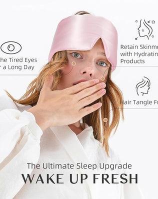 Silk Sleep Mask for Women Men, Mulberry Silk Eye Sleeping Mask