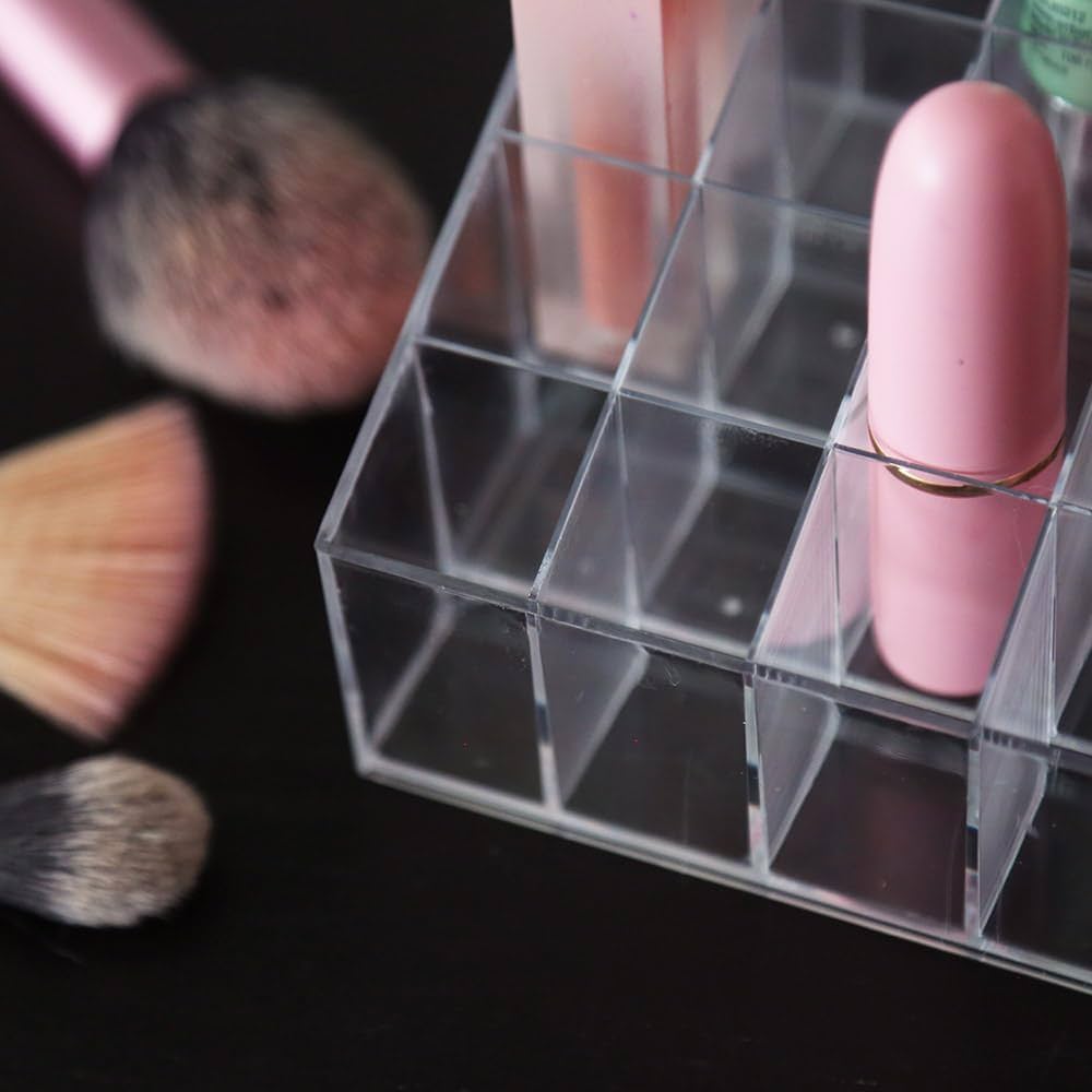 Makeup Lipstick Cosmetic Display Stand, Rack Holder, Organiser, Lip Gloss Storage
