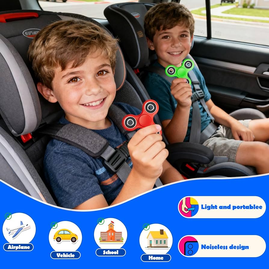 Fidget Spinner Set of 5 for Kids/Adults Sensory Fidget Toys Christmas Set