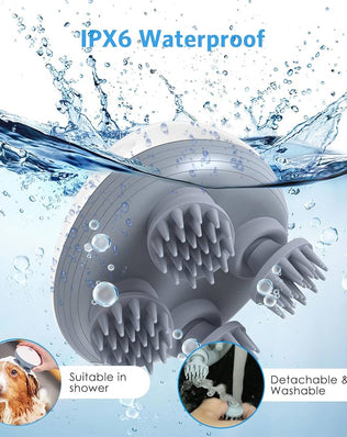 Cat Massager, Electric Scalp Massager, Head Massager with 4 Massage Heads
