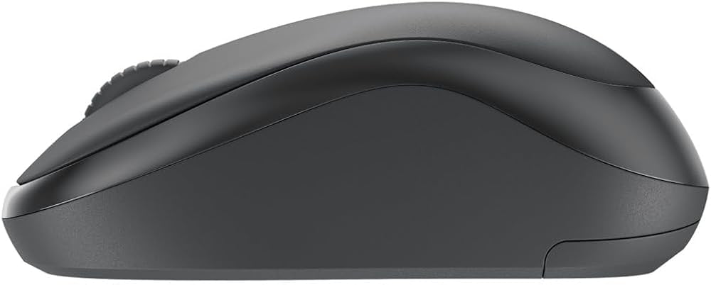 Problems Solved Logitech M240 Silent Bluetooth wireless mouse, compact ergonomic design with smooth tracking on a clean workspace.