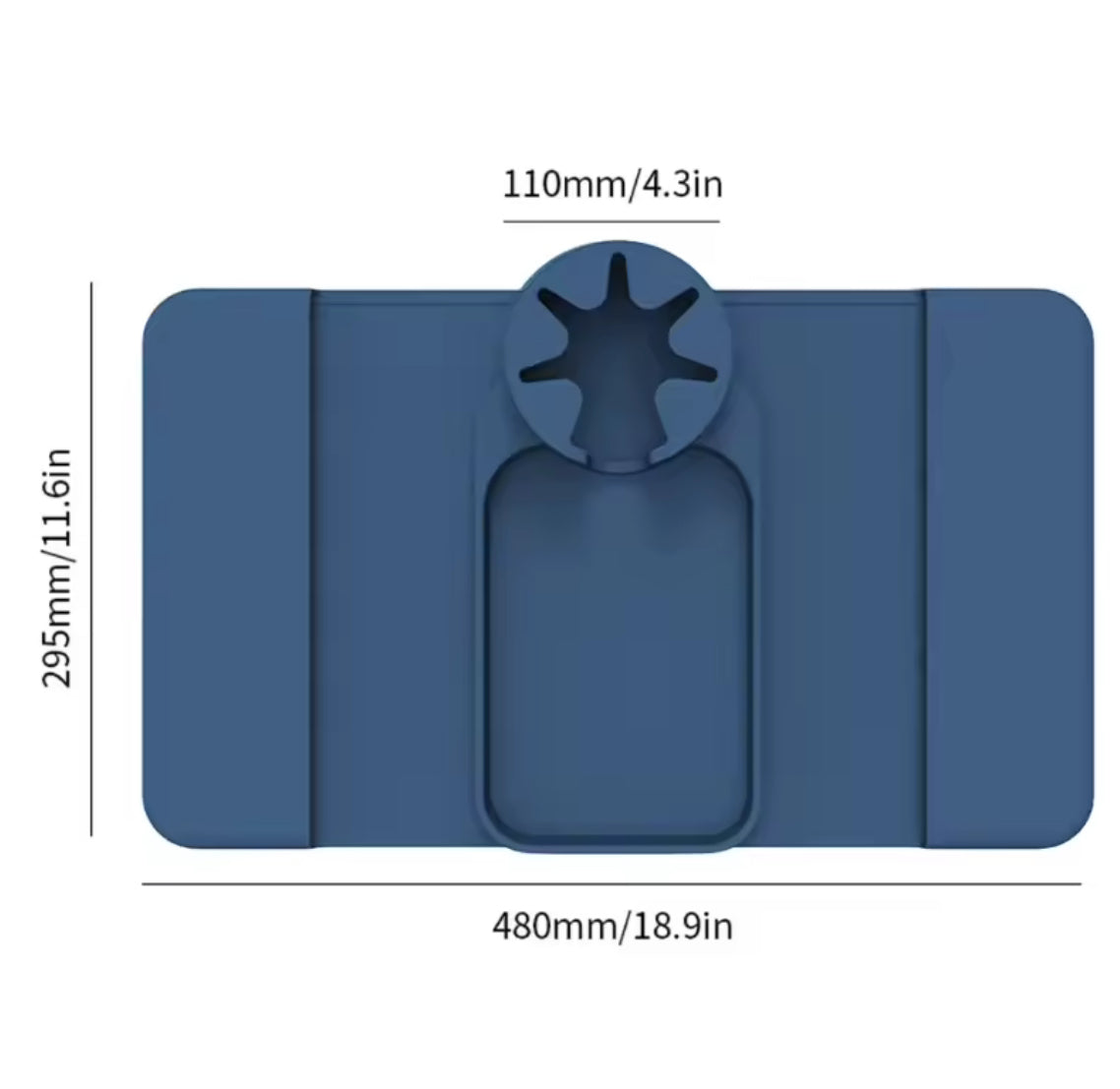 Silicone Couch Cup Holder Tray with Side Pockets Sofa Arm - Problems Solved