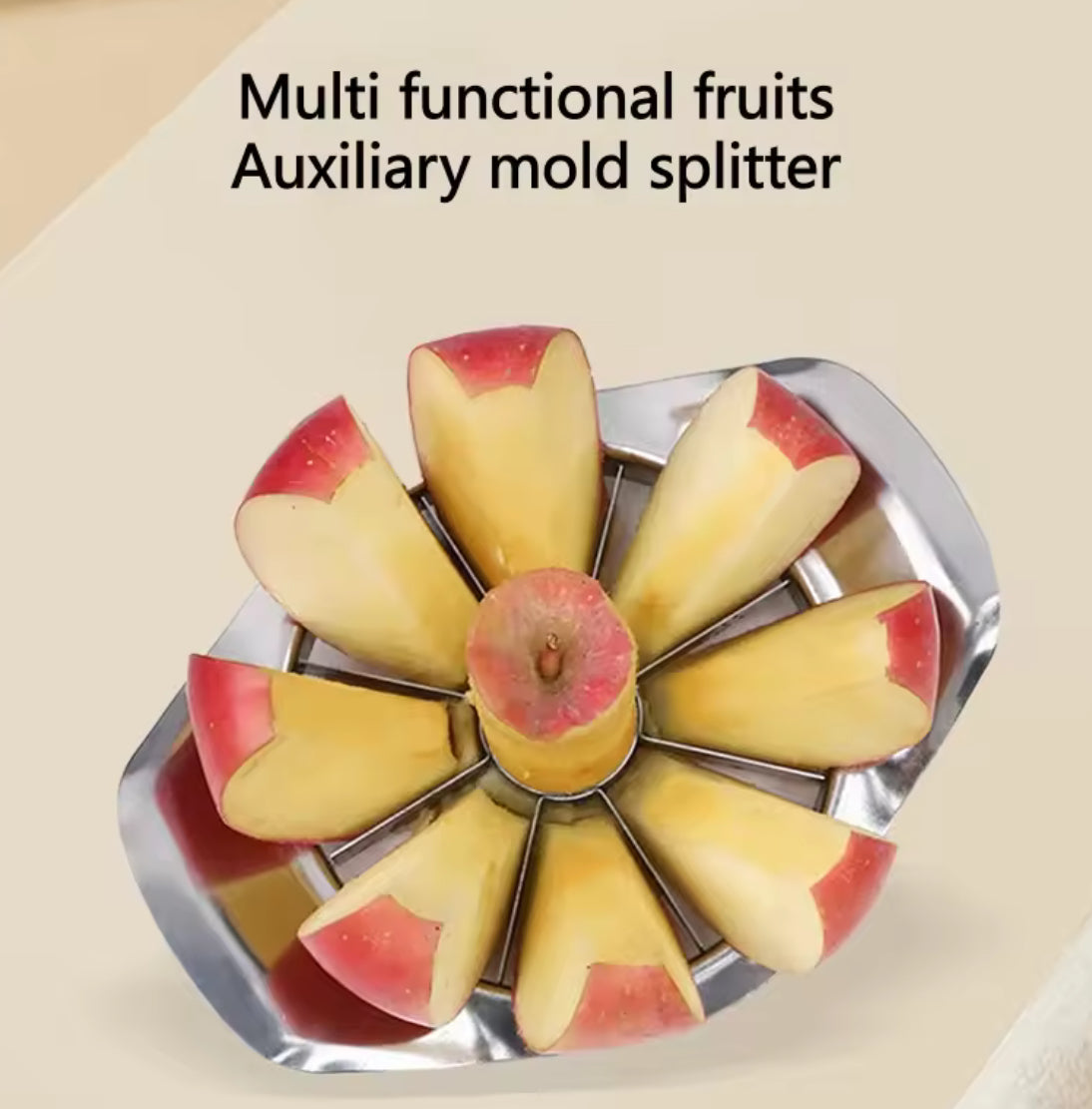Stainless Steel Apple Cutter & Fruit Divider - Problems Solved